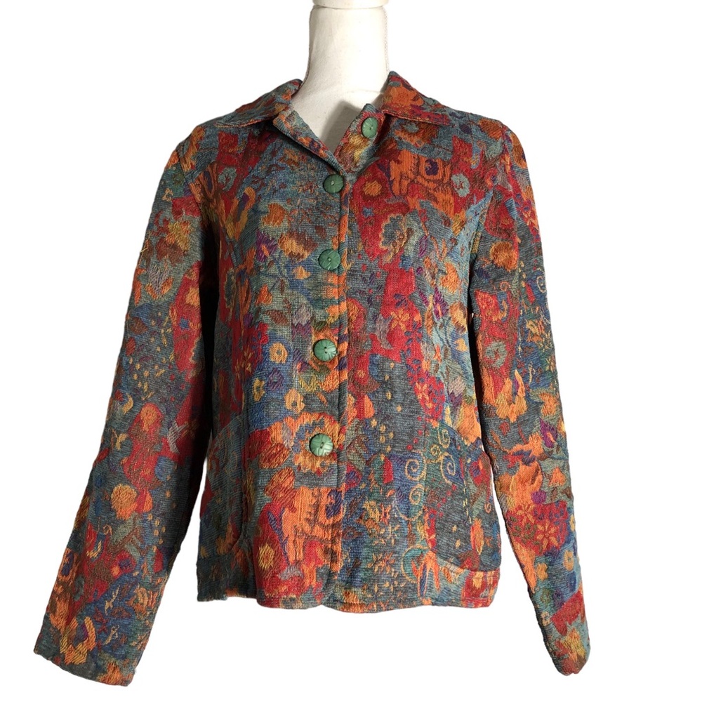 Anii textured swing jacket. Sz Medium
